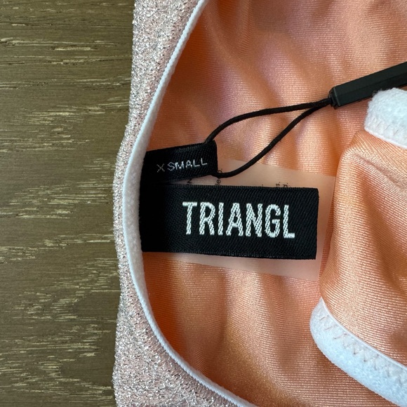 NWT Triangl Sparkling Pink Bikini Set - Picture 7 of 9